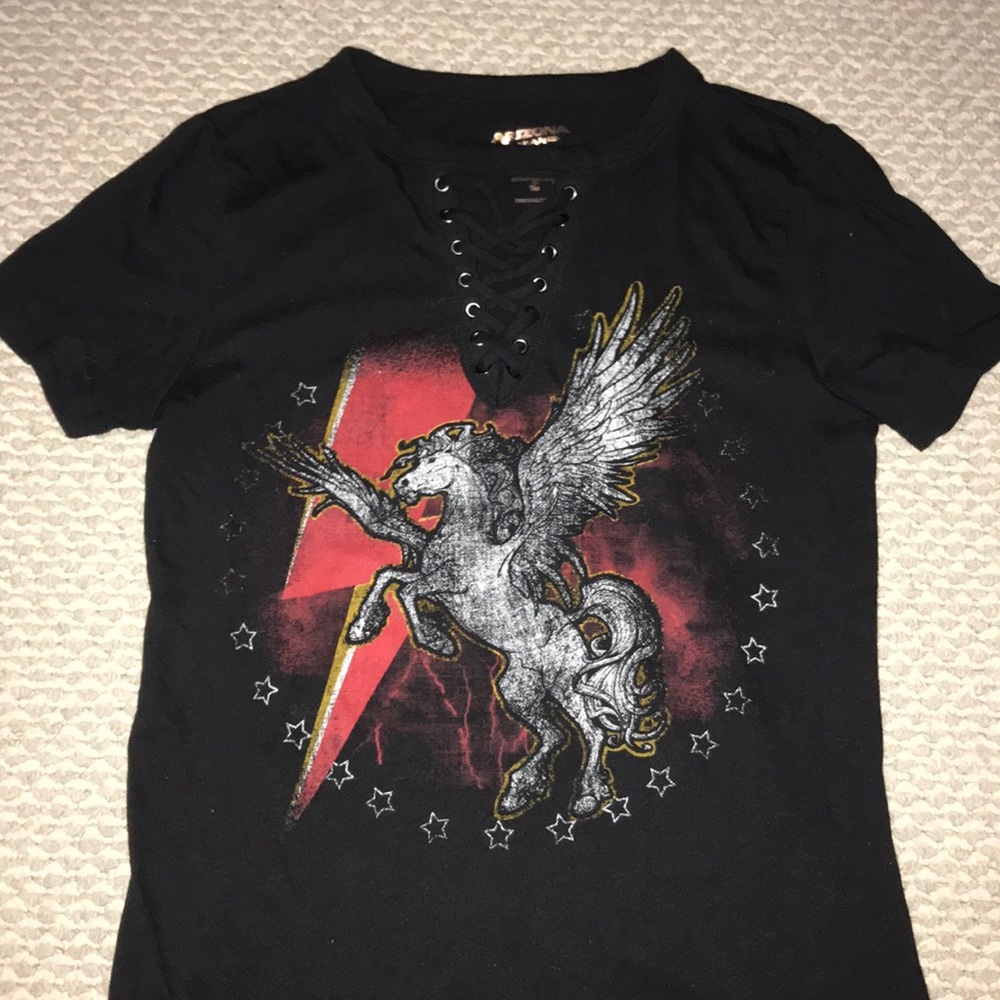 black and red grunge t-shirt